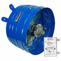 Attic Exhaust Fan: Gable Mount, Electric Motor, Max. 3,000 sq ft Attic, 1,947 cfm Max., Thermostat (MPN AFG PRO-2.0)