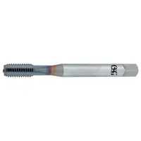 OSG Straight Flute Tap: 7/8"-9 UNC, H3 / 2B-3B, 5 Flute, Bottoming Chamfer, V Coated Powdered Metal (MPN 1005203008)