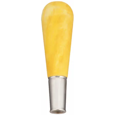 NICHOLSON File Handle: Contoured, Wood, Push-On, 5 1/4 in Overall Lg - Push-On Handles