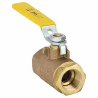APOLLO Manual Two-Way Ball Valve: 3/4 in, Bronze, Straight, FNPT x FNPT, 600 psi Max. Pressure (CWP) (MPN 7010401)