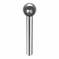 This stainless steel fixed rod end blank is of the plain type, with a 5/8 in shank diameter and a 6 in hole center-to-end length. It is used in industrial linkage assemblies where a non-adjustable connection is required, such as in machinery, automation equipment, and structural supports