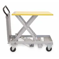 SOUTHWORTH Scissor Lift Table: Powered, 330 lb Load Capacity, 36 in L x 24 in W, Steel, Push Button (MPN PLM-150W)