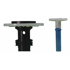 This diaphragm repair kit includes a drop-in pin for servicing flush valves. It is used to replace worn diaphragms and relief valve components in commercial or industrial plumbing systems.