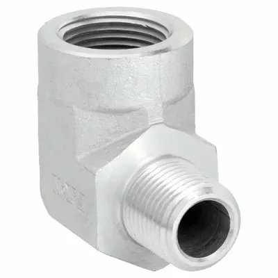AEROQUIP 2089-8-12S NPTF-to-NPTF Steel Hydraulic Hose Adapter - NPTF-to-NPTF Steel Hydraulic Hose Adapters