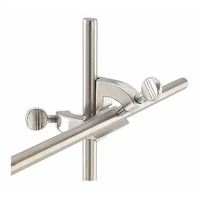 OHAUS Lab Lift: Holder, Stainless Steel, 0 in Min Jaw Opening, Nickel Plated - Lab Clamps