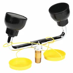 The BRADLEY S39-396 is a plumbing assembly for emergency eyewash stations. It supplies a controlled water flow to flush contaminants from the eyes. Typical applications include industrial, laboratory, and manufacturing settings where immediate decontamination is required.