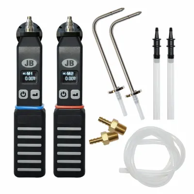 JB INDUSTRIES Manometer: Pressure, Pressure, LED Display, JB GO V2/measureQuick - Wireless Sensors