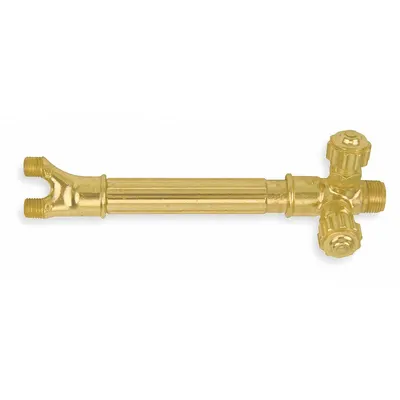 VICTOR Torch Handle, J-28 Series, 6 in L, 3/8"-24 Inlet - Victor-Style Torch Handles