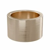 Sleeve Bearing: Bronze, SAE 841, 45 mm Bore, 56 mm OD, 35 mm Lg, 49,938 lb/sq in-fpm Max PV, 2 PK (MPN AAM4556-35B)