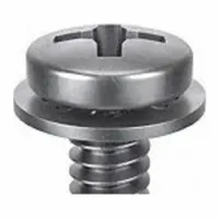 SEMS Screw: Internal Tooth, M2.5x0.45 Thread Size, 5 mm Lg, Stainless Steel, Passivated, Pan, 25 PK (MPN 1-MPI-2.5-5)