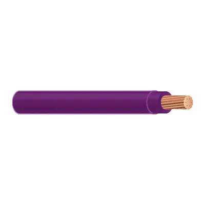 OEM Building Wire: Copper, 14 AWG, 1 Conductors, Stranded, Purple, 1,000 ft Lg - Copper THHN/THWN-2 Building Wires