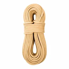 Static kernmantle rope with 1/2 in diameter, nylon construction in red, and a working load limit of 1,015 lb. Designed for industrial rigging, climbing, and rescue applications where minimal stretch and shock absorption are required.