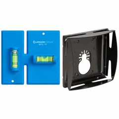 This set includes two rectangular blades with a universal open-back OIS connection, designed for use with oscillating tools that accept universal mounts. The blades are suitable for cutting and scraping in confined spaces.