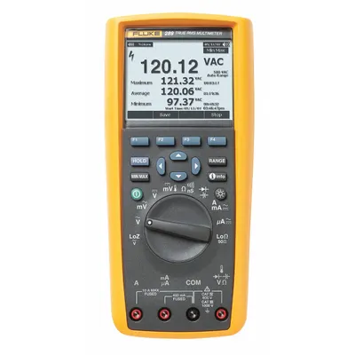 FLUKE Digital Multimeter: TRMS, CAT III 1000V/CAT IV 600V, 1,000 V Max AC Volt Measurement - Standard Feature Multimeters