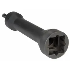The GREENLEE NR1 nut runner is designed for driving nuts in electrical, construction, and industrial applications. It accommodates 1", 13/16", 3/4", and 5/8" nuts and includes a 7/16" hex quick-change adapter for versatile fastening tasks on panels, conduit, and equipment.