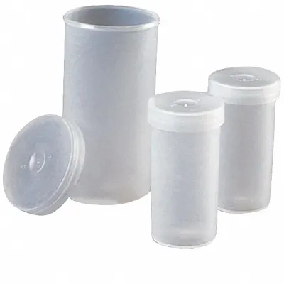 NALGENE Sample Vial: Sample, LDPE, 12 mL, 27.1 mm Body Dia, Non-Sterile, Natural - Plastic Lab Vials