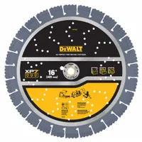 DEWALT Diamond Saw Blade: Block/Brick/Concrete, 16 in Blade Dia., 1 in Arbor Size, Wet/Dry (MPN DW47627)