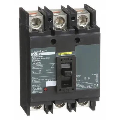 SQUARE D QDL32225 Q-Frame Molded Case Circuit Breaker - Q-Frame Square D Molded Case Circuit Breakers