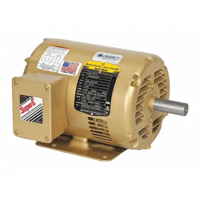 BALDOR General Purpose Motor: Rigid Base Mount, Open Drip Proof, 1 1/2 hp, 230V AC/460V AC - Rigid Base 3-Phase General Purpose AC Motors