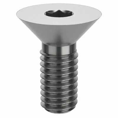FOREVERBOLT Socket Flat Head Screw: #10-32 Thread Size, 1/2 in Lg, Flat, NL-19, Stainless Steel - Flat Head Socket Cap Screws