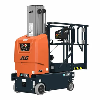 JLG Mobile Personnel Lift: Battery, Drivable, 18 ft Elevated Platform Ht - Drivable Vertical Lifts