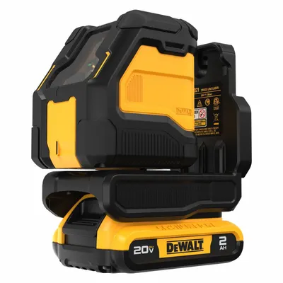 DEWALT Laser: 0 Lines, Green Beam, 0 Planes, ±1/8 in @ 30 ft Accuracy, Horizontal/Vertical - Cross-Line Laser Levels