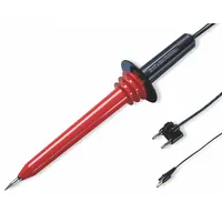 FLUKE Test Probe: CAT I 40000V, Std Probe, 14 in Lg, Black/Red, 40,000 V Max Volt (MPN Fluke-80K-40)