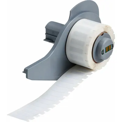 BRADY M7-9-473 Precut Label Roll, 21/32 in x 13/64 in, Polyester, White Gloss - Brady Precut Label Rolls