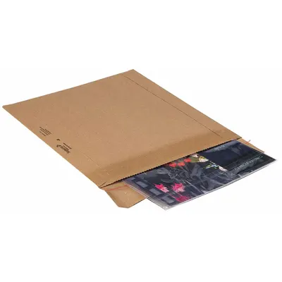 JIFFY RIGI BAG Fiberboard Mailer: #7, 14 1/4 in x 18 1/2 in, 14 1/4 in x 18 1/2 in - Jiffy Rigi Self-Sealing Fiberboard Mailers
