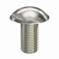 M10x1.50 thread-size machine screw, 20 mm long, with a truss head and spanner drive. Made of 316 stainless steel with a plain finish. Width across flats is 15 mm. Used in hygienic panel mounting applications where easy cleaning and corrosion resistance are required
