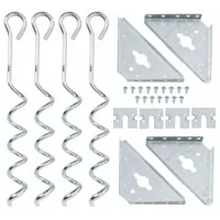 ARROW Anchor: 1 1/2 in x 1 1/2 in x 15 in, Not Adj, Gray, Anchoring Building, Steel (MPN AK600)