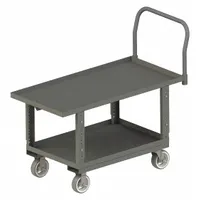 APPROVED VENDOR Platform Truck: 2,000 lb, 48 in L x 30 in W x 37 3/4 in H Deck, Solid, 12 ga Deck (MPN WHPTLUA30486MR95)