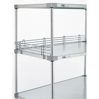 METRO Ledge: 60 in x 1 1/2 in x 4 in, Stainless Steel (MPN L60WS)