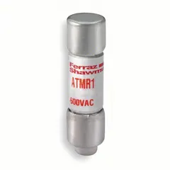 Fast-acting, non-indicating, single-element cylindrical fuse with melamine body. Rated 1.25 A, 600 V AC. Size 13/32 in x 1 1/2 in. Used for branch circuit protection in electrical distribution systems. Compatible with USFMCC fuse block series.