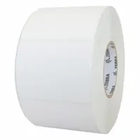 ZEBRA Barcode Printer Labels: 4 in Label Wd, 3 in Label Ht, White, 3 in Core Dia., Smooth Coated (MPN 10018349)