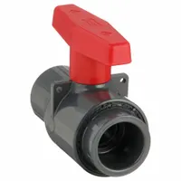SPEARS Manual Two-Way Ball Valve: 1 in, PVC, Straight, Socket x Socket, 235 psi Max. Pressure (CWP) (MPN 2122-010)