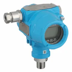Intrinsically safe electrical pressure transmitter with a range of -14.5 to 30 psi and 4-20 mA output. Constructed with aluminum and 316 stainless steel, NPT connection, IP67 rating, and Class II, Div 1, Groups E, F, G certification. Suitable for pressure monitoring in hazardous industrial environments.