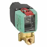 REDHAT Solenoid Valve: 2-Way, Normally Closed, 1/4 in Pipe Size, 100 to 240V AC/DC, High Flow (MPN 8262R232)