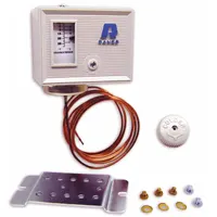 Freezer Control: Temp Control, -15°F to 40°F, SPST, Opens on Rise, 72 in Capillary Lg, Capillary (MPN o16-588)