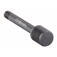 Draw stud for use with manual-hydraulic knockout systems. Measures 3-7/8 inches in length with a 3/8-inch diameter. Suitable for creating holes in sheet steel up to 10 gauge maximum capacity.