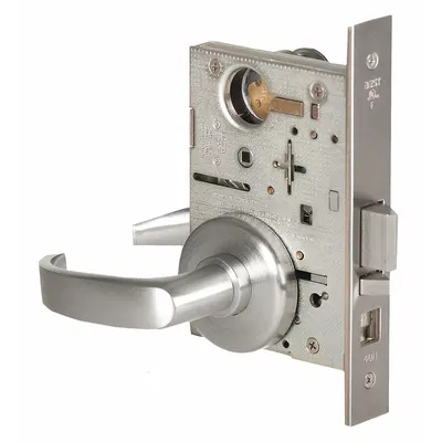 BEST Door Lockset: Classroom Lever Locksets, Chrome, ADA Compliant