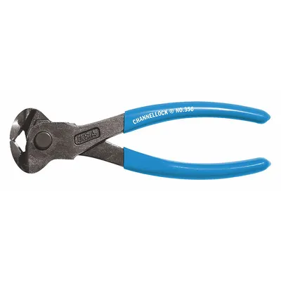CHANNELLOCK End Cutting Nippers: 6 1/2 in Overall Lg, For 0.09 in Max Wire Thick - General Purpose Nippers