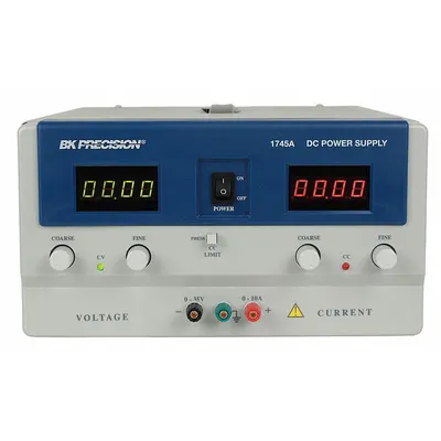 B&K PRECISION Power Supply: Digital DC, 5.7 in H x 10.5 in W x 15 in D, 2 Displays - Digital DC Power Supplies