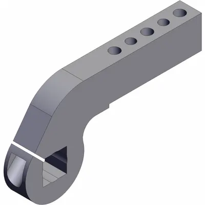 SMC CKZ-63A525P-X6013 Clamp Arm for 63 mm Bore CKZN Cylinders - Accessories for Compact Power Clamp Cylinders