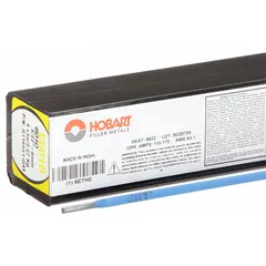 Carbon steel E6010 stick electrode for all-position welding with DC power. Provides deep penetration and stable arc on carbon steel. Tensile strength 60 ksi, yield strength 48 ksi as welded. Suitable for pipe welding, structural fabrication, and repair work.