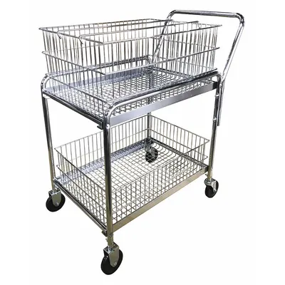 OEM Mail Cart: 200 lb Load Capacity - Mail Carts
