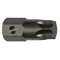 Impact-rated Torx bit with T60 head size and standard hex shank, made from S2 steel. Suitable for high-torque driving of Torx fasteners in industrial assembly and maintenance. Supplied as a 5-pack.
