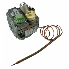 Intermittent pilot gas valve with a fast-opening type and 1/2 in connection. Rated at 160,000 BtuH. Suitable for gas-fired equipment requiring intermittent pilot ignition, such as furnaces, boilers, and industrial heating systems.