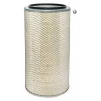 Round/oval engine air filter with axial seal. Inside diameter 13/32 in. Filters incoming air to protect the engine from dust and debris. Suitable for use in agricultural and off-road equipment