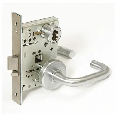 BEST Door Lockset: Classroom Security Lever Locksets, Chrome, ADA Compliant